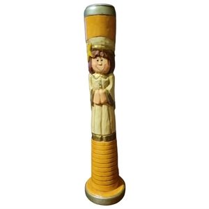Vtg Eddie Walker Angel Candlestick Midwest of Cannon Falls Sew Sweet Primitive
